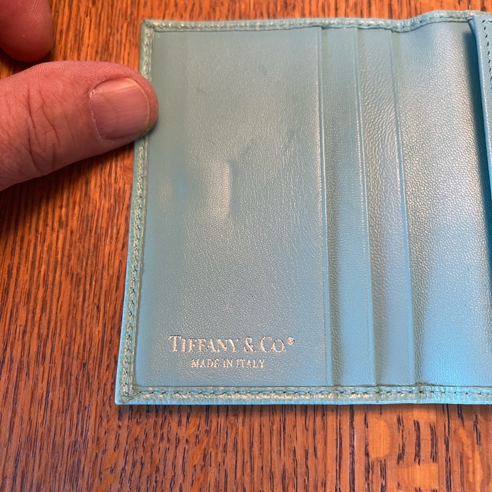Tiffany & Co. Blue Wallet - Picture 9 of 14